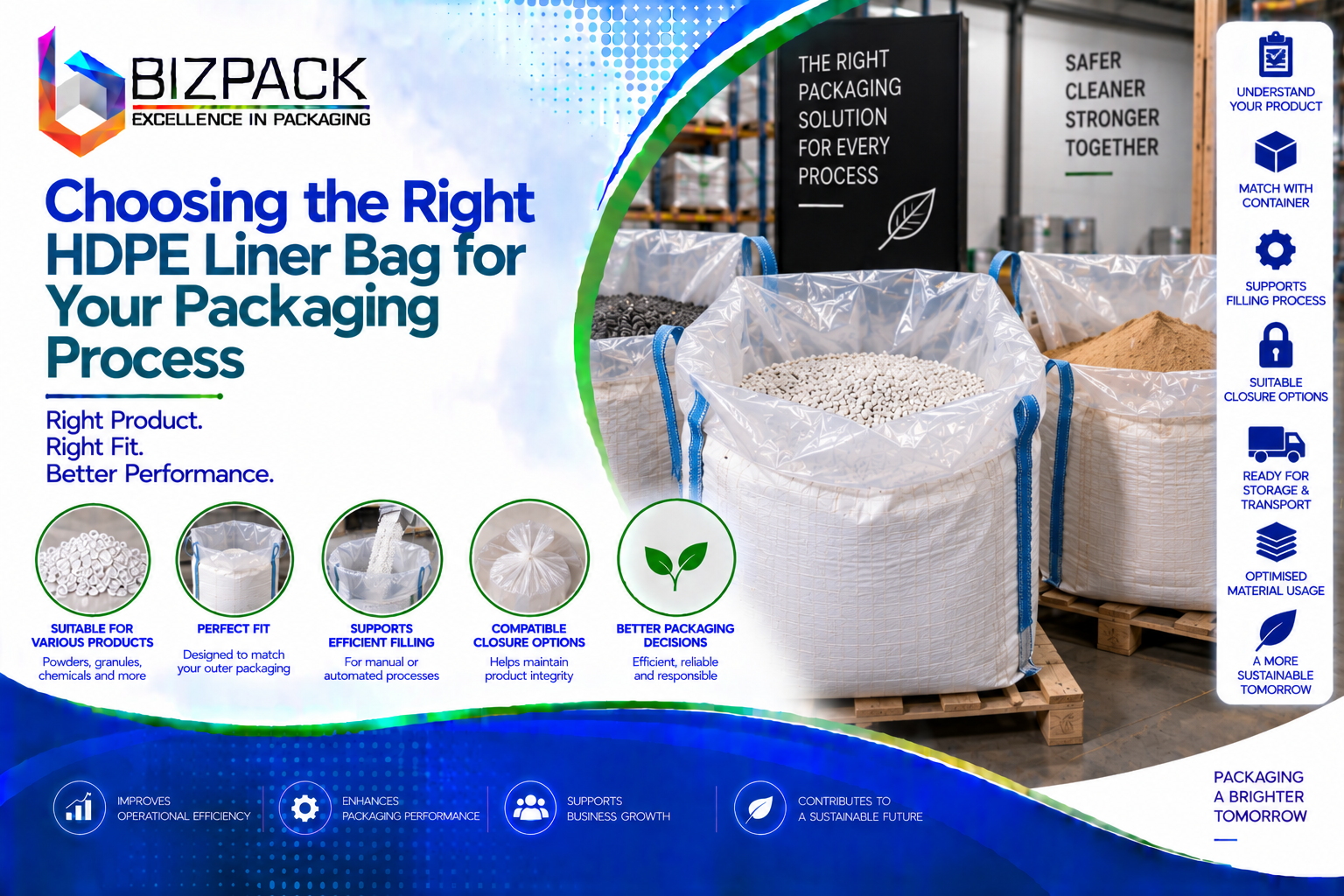 Choosing the Right HDPE Liner Bag for Your Packaging Process